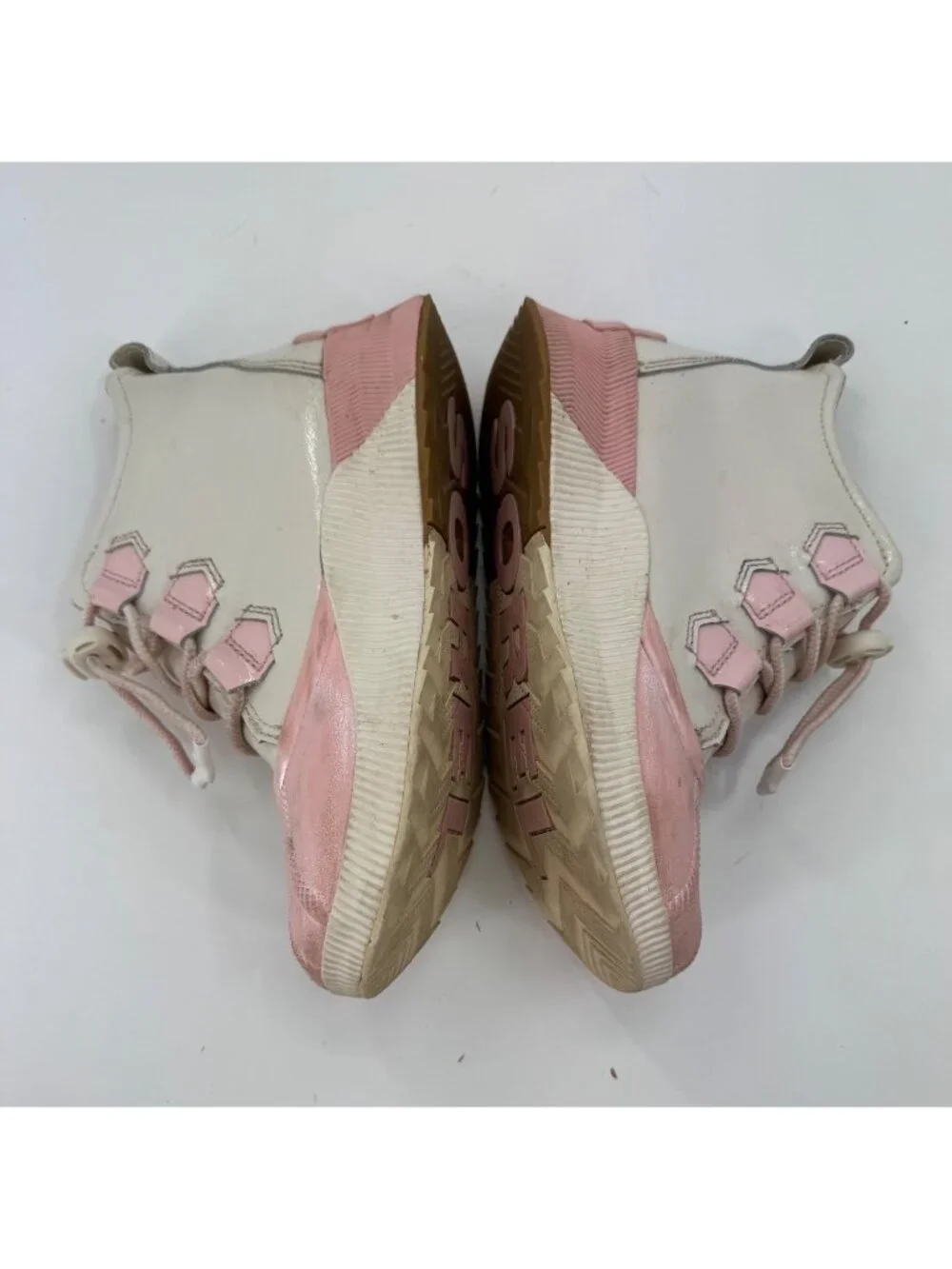 Sorel Youth Out N About Waterproof Duck Boots Size 4 Chalk/ Pink